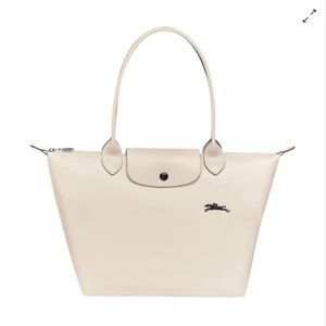Longchamp Le Pliage Club Shoulder Bag S Chalk